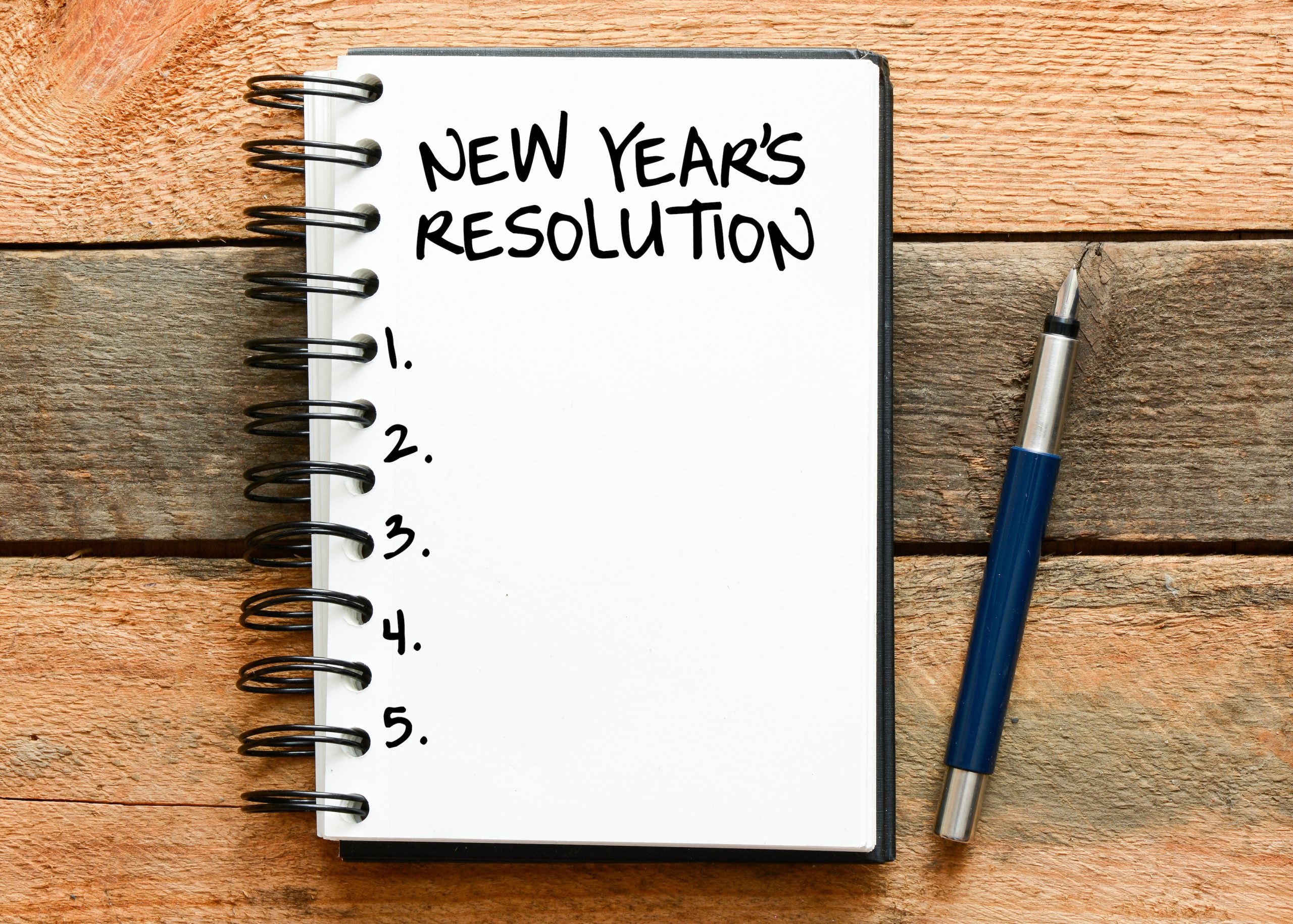 new year's resolutions